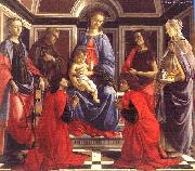 BOTTICELLI, Sandro San Ambrogio Altarpiece oil painting artist